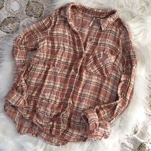 F r e e  P e o p l e • Plaid shirt